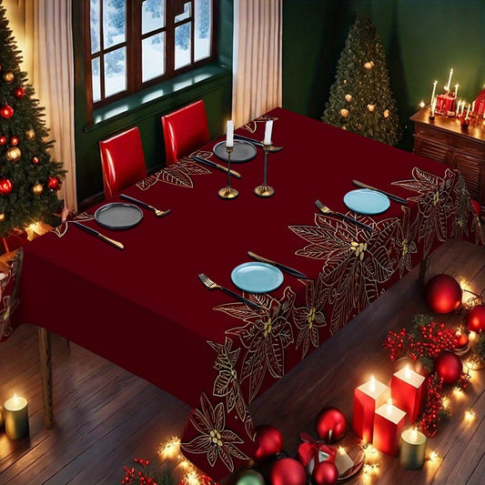 Elegante Bourgondische Kersttafelkleed