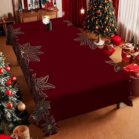 Elegante Bourgondische Kersttafelkleed