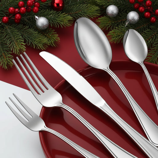 Elegant 72-delige Bestekset RVS